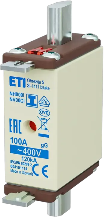 Vaizdas NH000/I gG 100A/400V