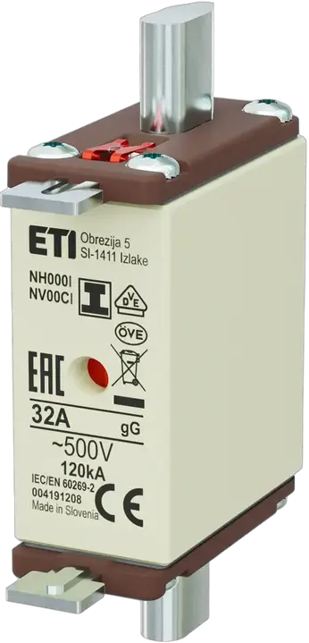 Vaizdas NH000/I gG 32A/500V