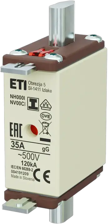 Vaizdas NH000/I gG 35A/500V