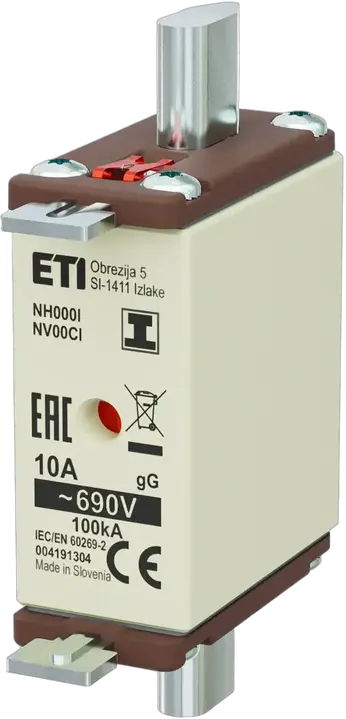 Vaizdas NH000/I gG 10A/690V