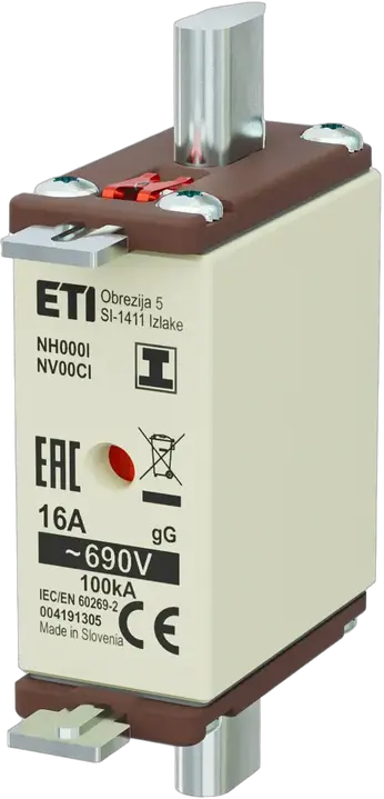 Vaizdas NH000/I gG 16A/690V
