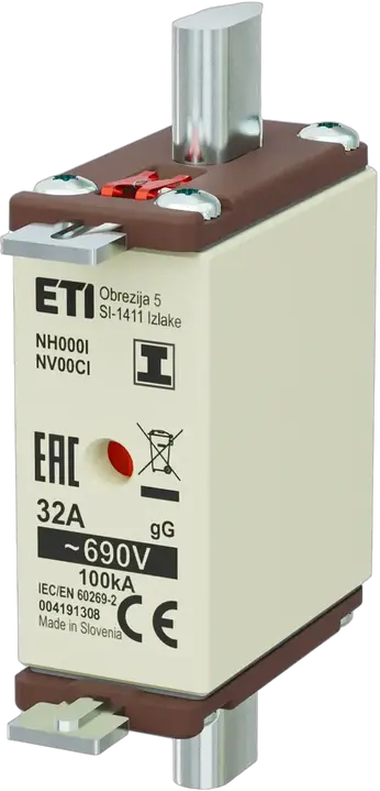 Vaizdas NH000/I gG 32A/690V