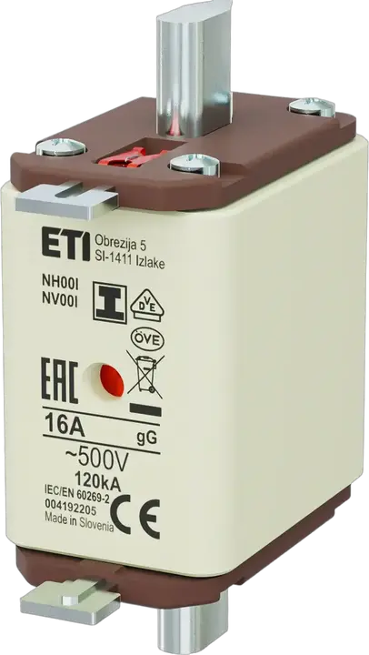 Vaizdas NH00/I gG 16A/500V