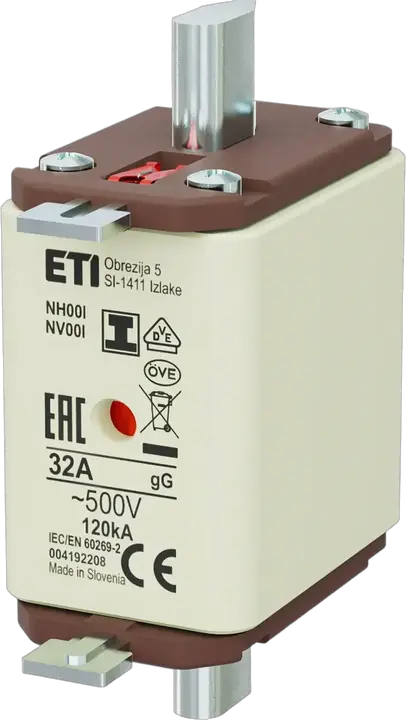 Vaizdas NH00/I gG 32A/500V