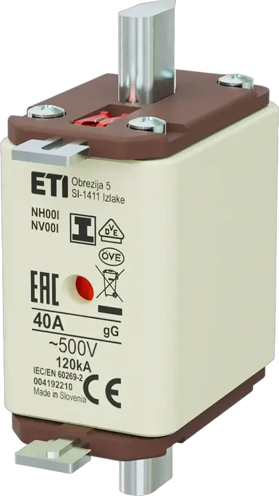 Vaizdas NH00/I gG 40A/500V