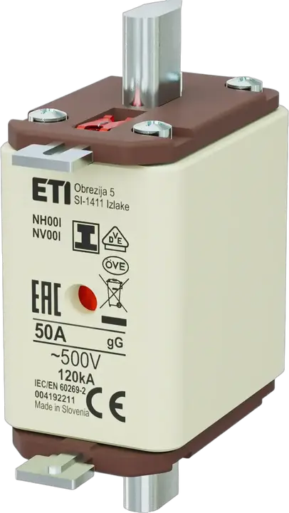 Vaizdas NH00/I gG 50A/500V