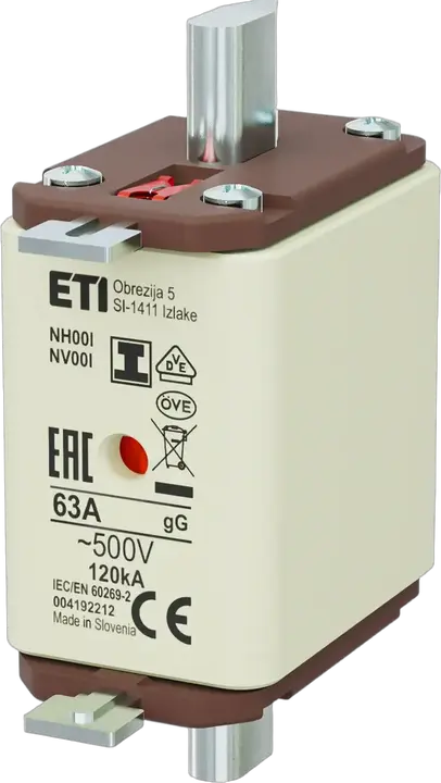 Vaizdas NH00/I gG 63A/500V