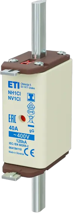Vaizdas NH1C/I gG 40A/400V