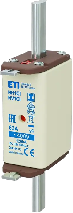 Vaizdas NH1C/I gG 63A/400V