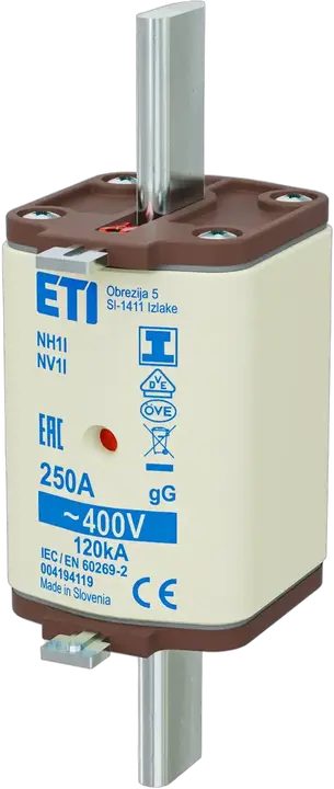 Vaizdas NH1/I gG 250A/400V