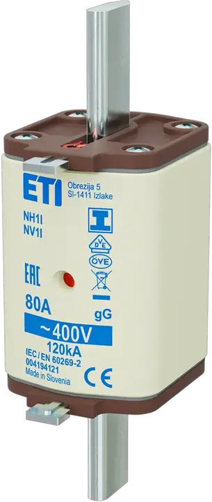 Vaizdas NH1/I gG 80A/400V