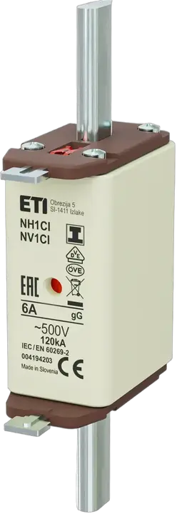 Vaizdas NH1C/I gG 6A/500V