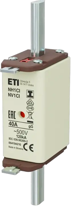 Vaizdas NH1C/I gG 40A/500V