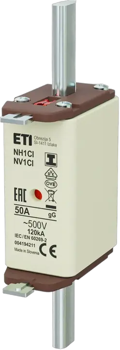 Vaizdas NH1C/I gG 50A/500V