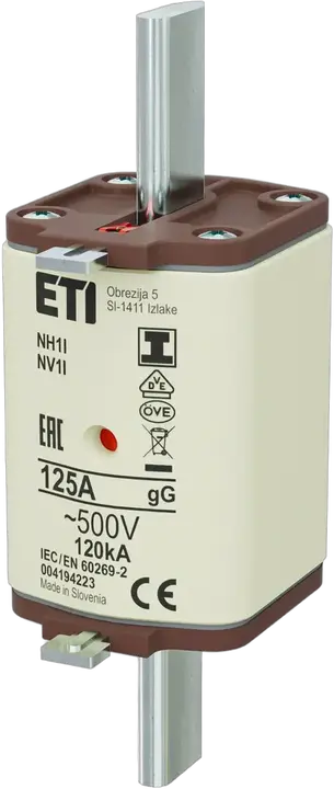 Vaizdas NH1/I gG 125A/500V