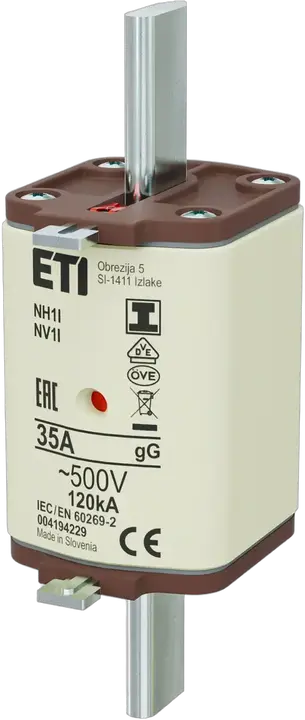 Vaizdas NH1/I gG 35A/500V