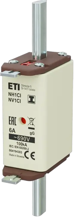 Vaizdas NH1C/I gG 6A/690V
