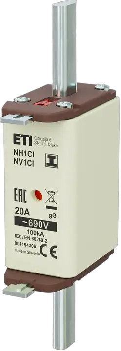 Vaizdas NH1C/I gG 20A/690V