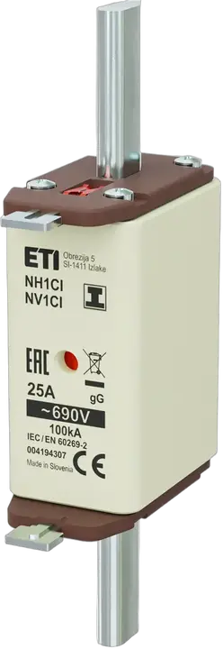 Vaizdas NH1C/I gG 25A/690V