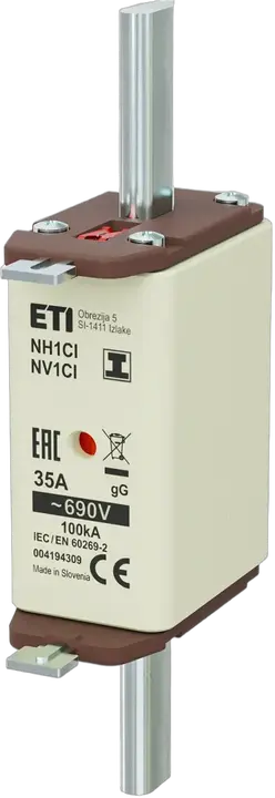 Vaizdas NH1C/I gG 35A/690V