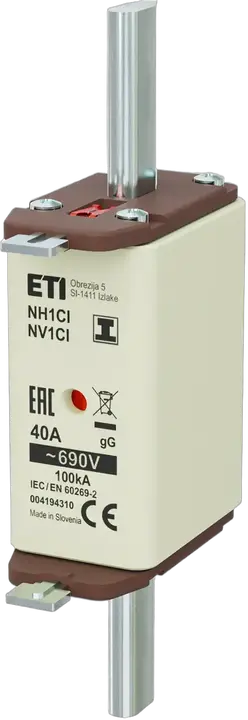 Vaizdas NH1C/I gG 40A/690V