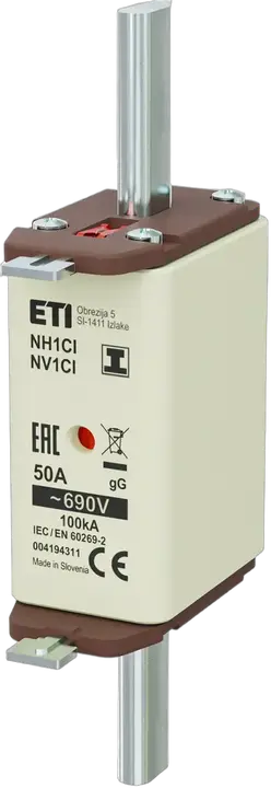 Vaizdas NH1C/I gG 50A/690V