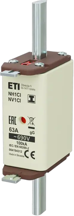 Vaizdas NH1C/I gG 63A/690V