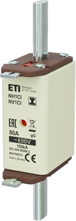 Vaizdas NH1C/I gG 80A/690V