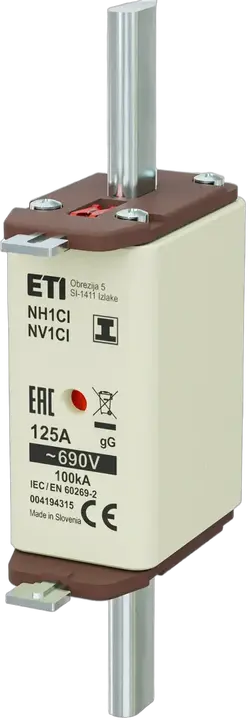 Vaizdas NH1C/I gG 125A/690V