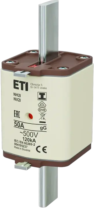 Vaizdas NH2/I gG 50A/500V