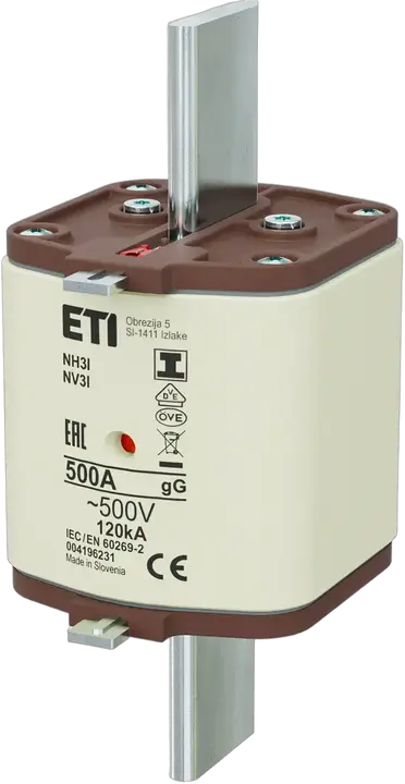 Vaizdas NH3/I gG 500A/500V