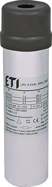 Vaizdas LPC 5 kVAr, 400V, 50Hz