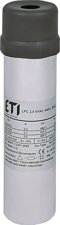 Vaizdas LPC 2,5 kVAr, 440V, 50Hz