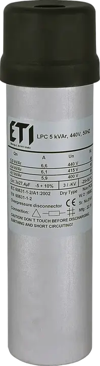 Vaizdas LPC 5 kVAr, 440V, 50Hz