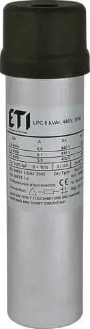 Vaizdas LPC 5 kVAr, 440V, 50Hz