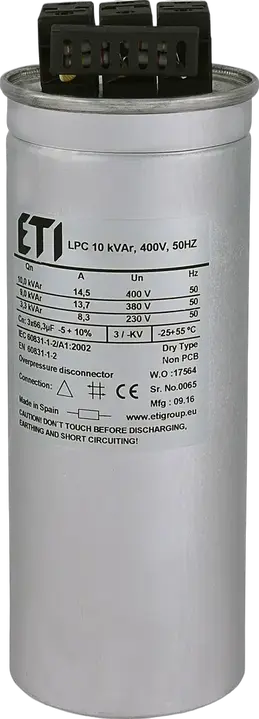 Vaizdas LPC 10 kVAr, 400V, 50Hz