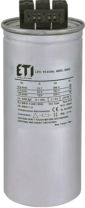 Vaizdas LPC 15 kVAr, 400V, 50Hz