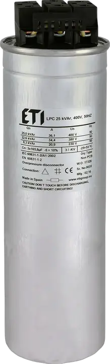 Vaizdas LPC 25 kVAr, 400V, 50Hz