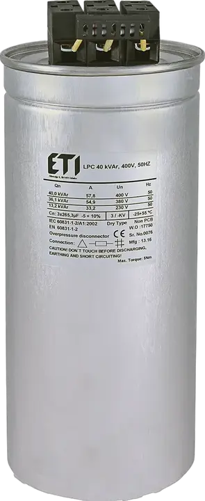 Vaizdas LPC 40 kVAr, 400V, 50Hz