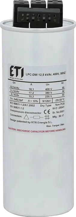 Vaizdas LPC-DW 12.5 kVAr, 400V, 50HZ