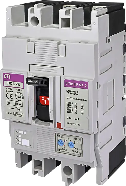 Vaizdas EB2 125/3L 20A 3p