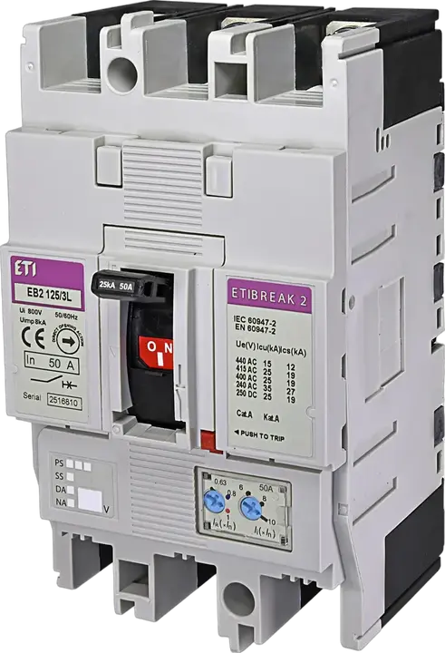Vaizdas EB2 125/3L 50A 3p