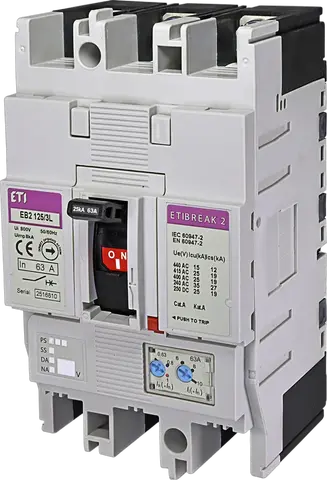 Vaizdas EB2 125/3L 63A 3p
