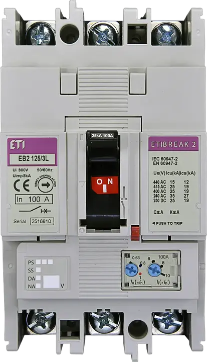 Vaizdas EB2 125/3L 100A 3p