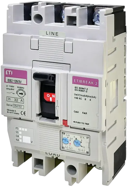 Vaizdas EB2 125/3V 32A 3p 1100V
