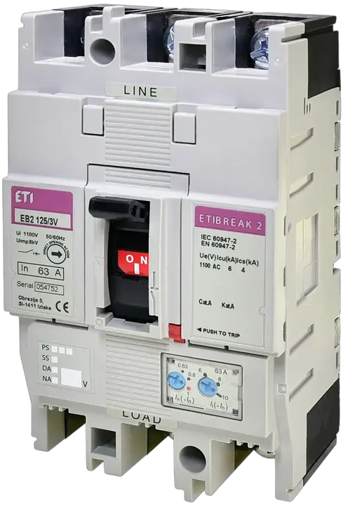 Vaizdas EB2 125/3V 63A 3p 1100V