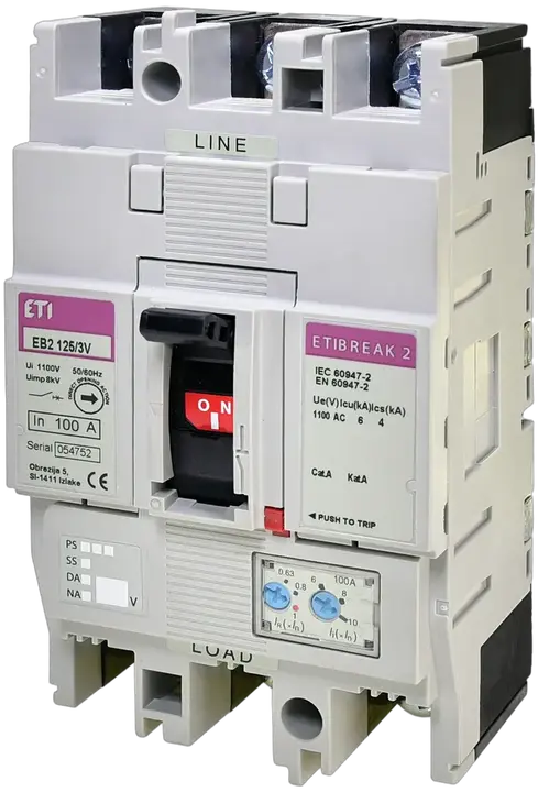 Vaizdas EB2 125/3V 100A 3p 1100V