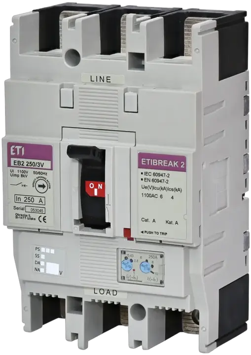 Vaizdas EB2 250/3V 250A 3p 1100V