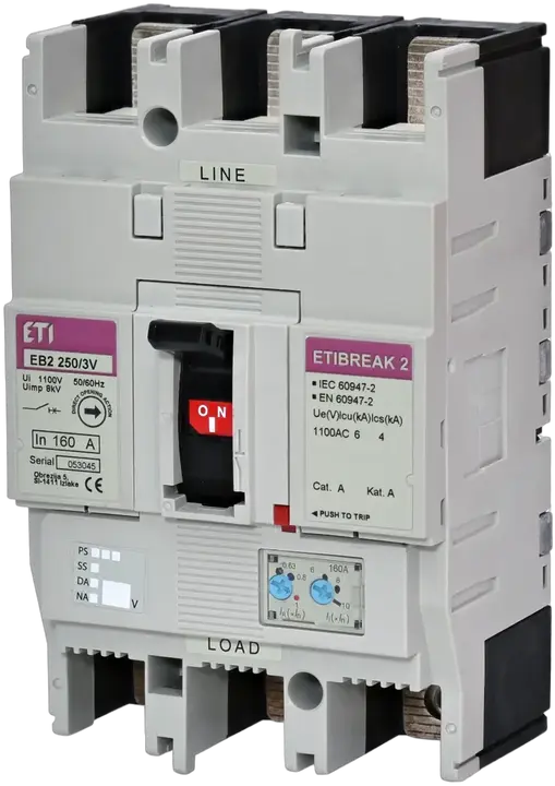 Vaizdas EB2 630/3VE 630A 3p 1100V