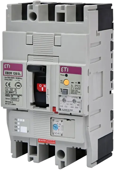 Vaizdas EB2R 125/3L 50A 3P